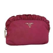 Prada Vintage Pre-owned Nylon necessrer Pink, Dam