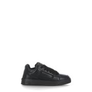 Hogan Svarta Lädersneakers med Höjd Sula Black, Herr