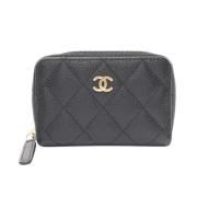 Chanel Vintage Pre-owned Laeder plnbcker Black, Dam