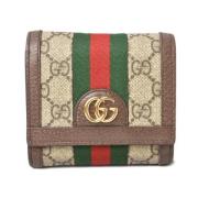 Gucci Vintage Pre-owned Laeder plnbcker Beige, Dam