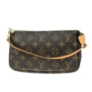 Louis Vuitton Vintage Pre-owned Canvas kuvertvskor Brown, Dam