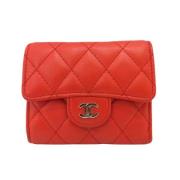 Chanel Vintage Pre-owned Laeder plnbcker Orange, Dam