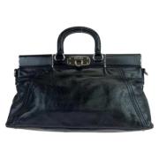 Prada Vintage Pre-owned Laeder totevskor Black, Dam