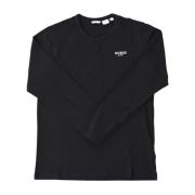 Guess Bomull T-shirt - Svart, Rak passform Black, Herr