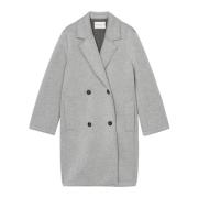 Marc O'Polo Scuba jersey coat regular Gray, Dam