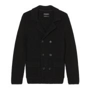 Marc O'Polo Caban cardigan regular Black, Herr