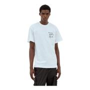 Carhartt Wip Grafiskt Tryck Bomull T-shirt White, Herr