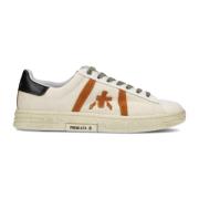 Premiata Vita Läder Sneakers Russell Modell White, Herr