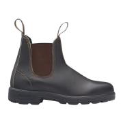 Blundstone Chelsea-boots i mörkbrunt läder Black, Herr