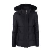 Moose Knuckles Cloud 3Q Short Hooded Jacket Black, Dam