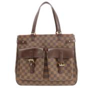 Louis Vuitton Vintage Pre-owned Canvas louis-vuitton-vskor Brown, Dam