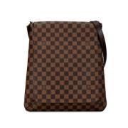 Louis Vuitton Vintage Pre-owned Canvas crossbodyvskor Brown, Dam