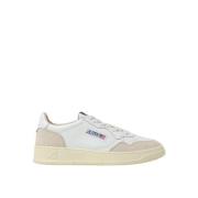 Autry Vita Läder Mocka Sneakers White, Herr