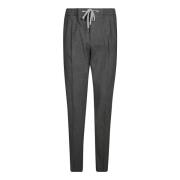 Pt01 Stretch Bomull Flanellbyxor Gray, Herr