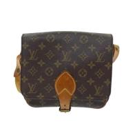 Louis Vuitton Vintage Pre-owned Canvas louis-vuitton-vskor Brown, Dam