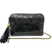 Chanel Vintage Pre-owned Laeder chanel-vskor Black, Dam