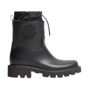 Moncler Regnstövlar för stiliga utomhusäventyr Black, Dam