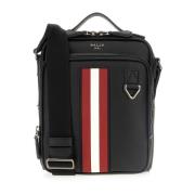 Bally Läder Axelväska Black, Herr