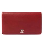 Chanel Vintage Pre-owned Laeder plnbcker Red, Dam