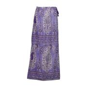 Antik Batik Lila Tajar Kjol Purple, Dam