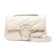 Pinko Mini Love Bag Puff White, Dam