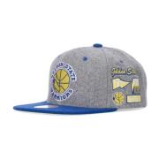 Mitchell & Ness NBA Melton Patch Snapback Cap Gray, Herr