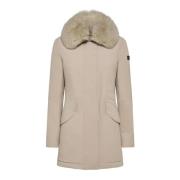 Peuterey Snygg Vinterjacka Beige, Dam