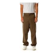 Carhartt Wip Klassiska Twillbyxor Brown, Herr