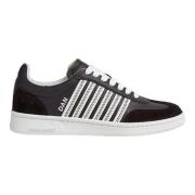 Dsquared2 Vintage Läder Sneakers Black, Dam