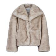 Neo Noir Faux Fur Stephanie Jacka Beige, Dam