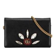 Gucci Vintage Pre-owned Laeder gucci-vskor Black, Dam