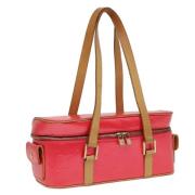 Louis Vuitton Vintage Pre-owned Laeder handvskor Red, Dam