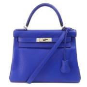 Hermès Vintage Pre-owned Laeder handvskor Blue, Dam