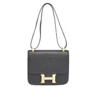 Hermès Vintage Pre-owned Laeder axelremsvskor Black, Dam