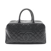 Chanel Vintage Pre-owned Canvas chanel-vskor Black, Dam