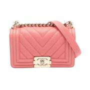 Chanel Vintage Pre-owned Laeder chanel-vskor Pink, Dam