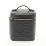 Chanel Vintage Pre-owned Canvas chanel-vskor Black, Dam