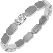 Chanel Vintage Pre-owned Metall ringar Gray, Dam