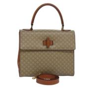 Celine Vintage Pre-owned Canvas celine-vskor Beige, Dam