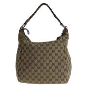 Gucci Vintage Pre-owned Canvas gucci-vskor Beige, Dam