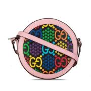 Gucci Vintage Pre-owned Tyg crossbodyvskor Multicolor, Dam