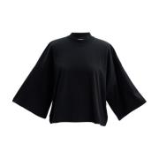 Wakakuu Icons Oversized Cropped T-Shirt Black, Dam