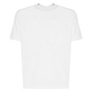 Emporio Armani Vit Bomull T-shirt Rund Hals Korta ärmar White, Herr