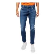 Guess Blå Skinny Bomulls Jeans Blue, Herr