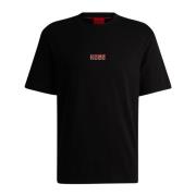 Hugo Boss Herr Diqitee T-shirt, Rund Hals Black, Herr