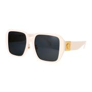 Versace Stiliga solglasögon med modell 0Ve4472D White, Dam