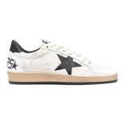 Golden Goose Vita Läderstjärnsneakers Vintage Stil White, Herr