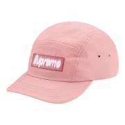 Supreme Begränsad upplaga Pink Field Cap Pink, Unisex