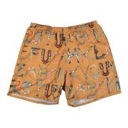 Supreme Alfabet Vatten Shorts Orange Begränsad Upplaga Orange, Herr