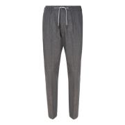 Eleventy Ullblandade joggingbyxor Morot passform Gray, Herr